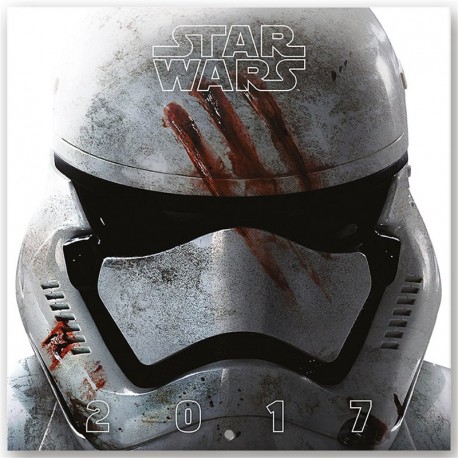 Calendario pared Star Wars VII 2017