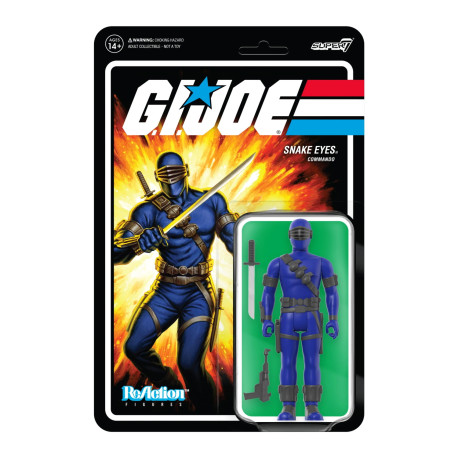 Figura Reaction Gi Joe Snake Eyes Cartoon V2