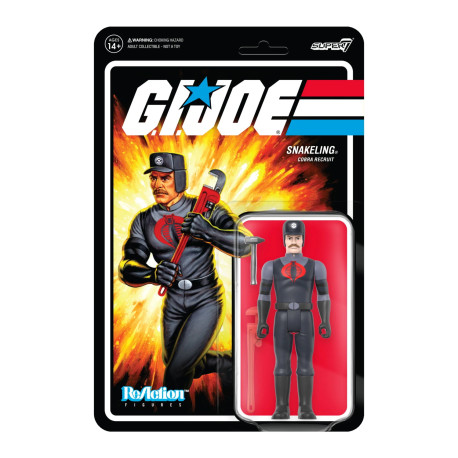 Figura Gi Joe Factory Worker Mustache Pink