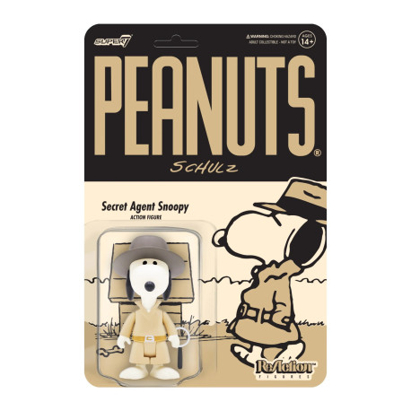 Figura Reaction Snoopy Agente Secreto