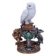 Figura de Hedwig con escudos de casas Harry Potter