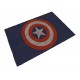 Deurmat blauw schild van Captain America