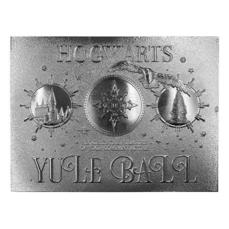 Ticket Metalico Harry Potter Invitacion Yule Ball