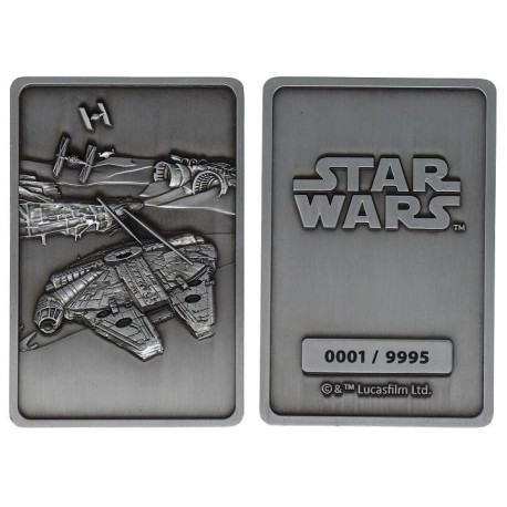 Lingote Star Wars El Halcon Milenario Ed Limitada