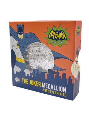 Medallon Baño De Plata The Joker Ed. Limitada DC