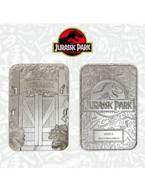 Lingote Jurassic Park Welcome Gates Ed Limitada