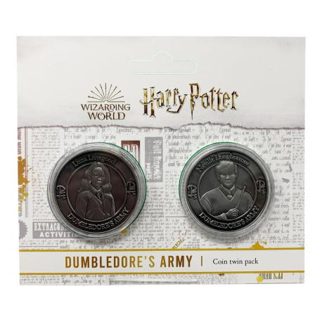 Moneda Harry Potter Luna Lovegood & Neville