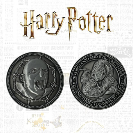 Moneda Harry Potter Lord Voldemort Ed Limitada