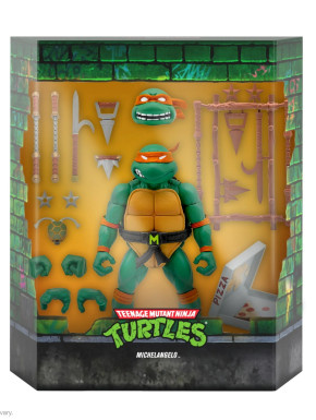 Figura Ultimates Las Tortugas Ninja Michelangelo