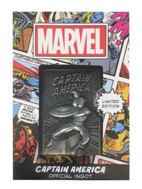 Lingote Marvel Capitan America Edicion Limitada