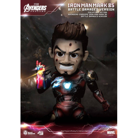 Figura Egg Attack Vengadores Iron Man Mk85 Dañado