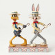 Figura Looney Tunes Bugs Bunny y El Pato Lucas