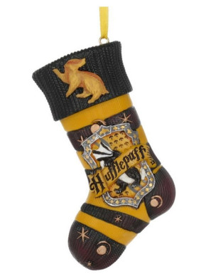 Adorno Calcetin Navideño Hufflepuff Harry Potter