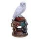 Figura de Hedwig con escudos de casas Harry Potter