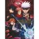 Set 2 posters chibi grupos y escuelas Jujutsu Kaisen