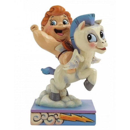 Figura decorativa Hércules Pegasus y Hércules