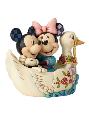 Figura Mickey y Minnie Cisne Enesco