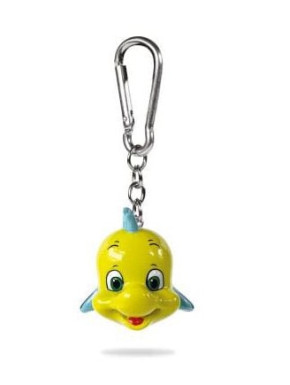 Disney 3D Llavero caucho The Little Mermaid Flounder 6 cm
