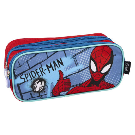 ESTUCHE PORTATODO 2 COMPARTIMENTOS SPIDERMAN