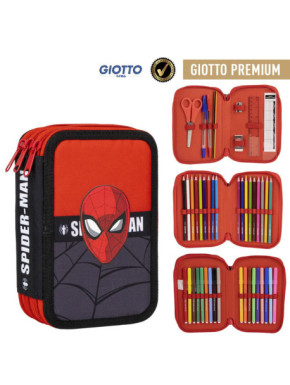 Trousse à crayons Spiderman avec accessoires