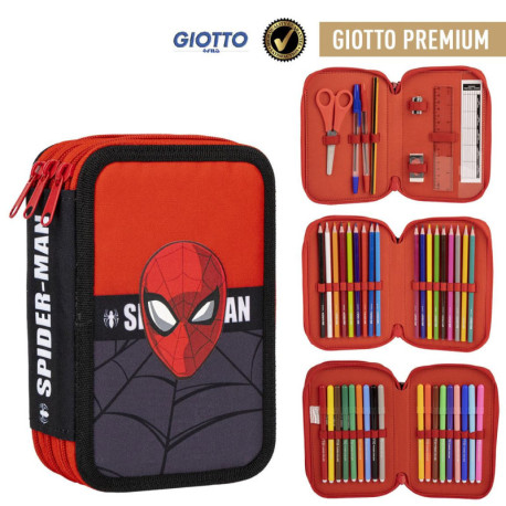 Trousse à crayons Spiderman avec accessoires