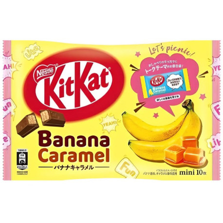 KitKat mini banana caramelo 99gr