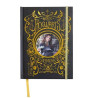 LIBRETA TAPA DURA Y MARCAPAGINAS - HERMIONE Y HECHIZOS