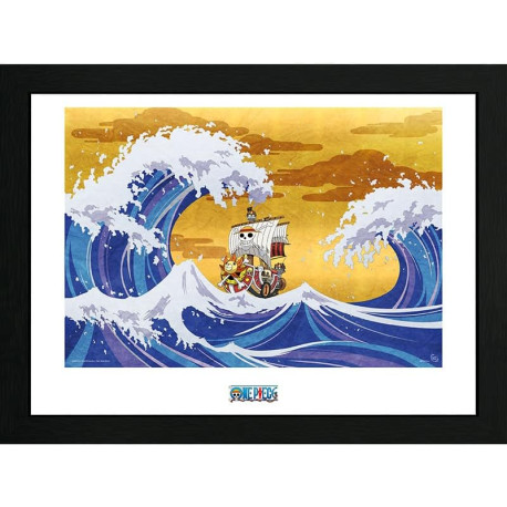 ONE PIECE - Framed print "Thousand Sunny" (30x40) x2