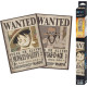 Set 2 Pósters Wanted Ace y Luffy One Piece