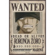 Set 2 Pósters Wanted Zoro y Sanji One Piece