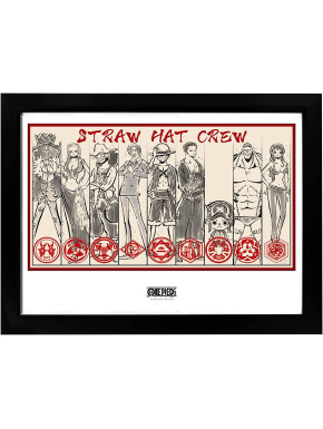 ONE PIECE - Framed print "Straw Hat Crew" (30x40) x2
