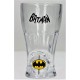 copo de vidro Batman com logo giratório