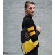 Mochila saco Hufflepuff de algodón y poliester