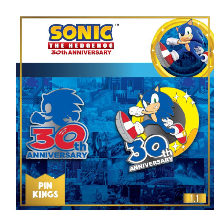 Set Pins Sonic The Hedgehog 30 Aniversario