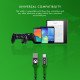 Cable Usb Led Juega Y Carga Xbox One