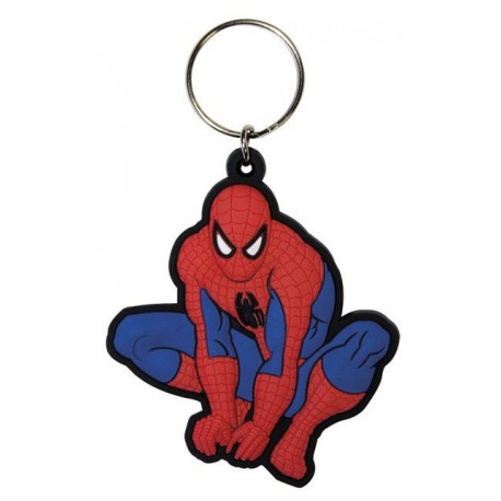 Keychain en caoutchouc Spiderman