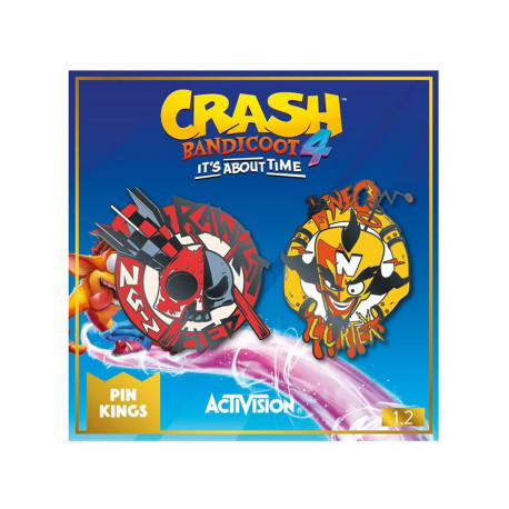 Set Pins Crash Bandicoot Neo Cortex & N. Gin