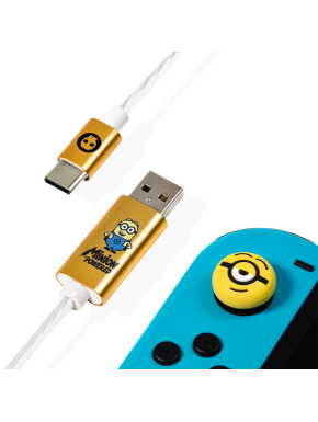 Cable Usb C Led Y Grips Nintendo Switch Minions