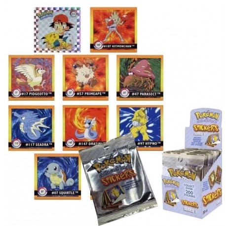 Des autocollants à collectionner Pokémon