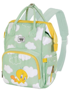 Tweety (Piolín) Clouds Mochila Mommy, Verde