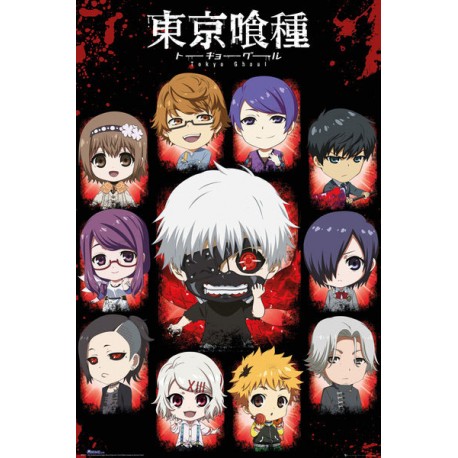 Poster Tokyo Ghoul Caratteri