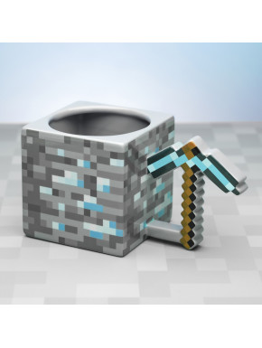 Taza 3D Minecraft Pickaxe