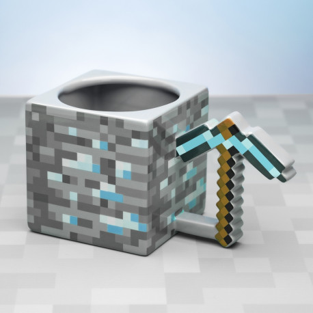 Taza 3D Minecraft Pickaxe