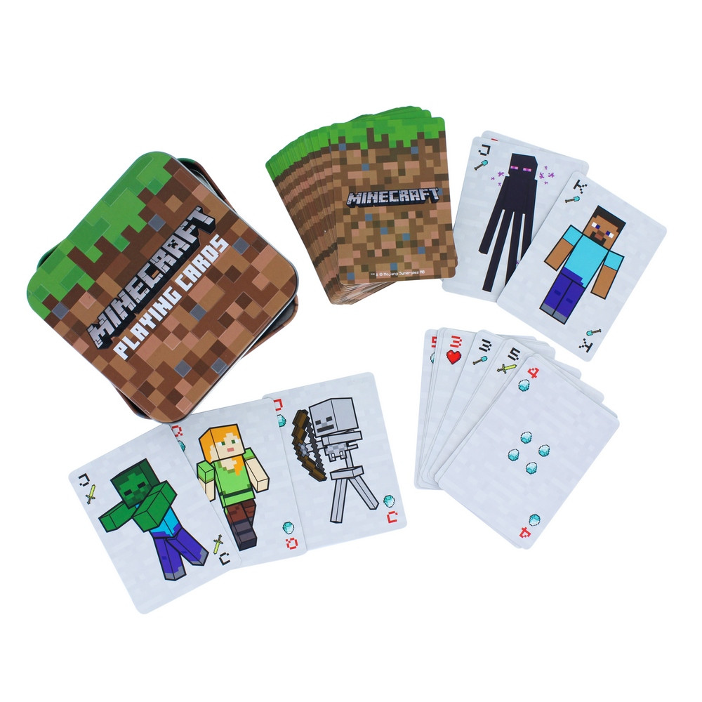 Juego De Cartas Minecraft Logo solo 6,99€ - LaFrikileria.com