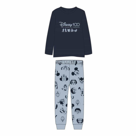 PIJAMA LARGO SINGLE JERSEY DISNEY 100