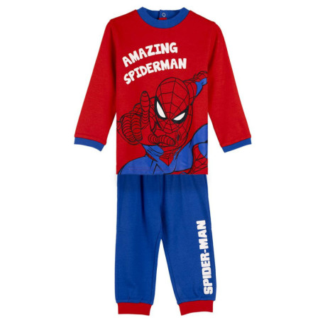 PIJAMA LARGO INTERLOCK SPIDERMAN