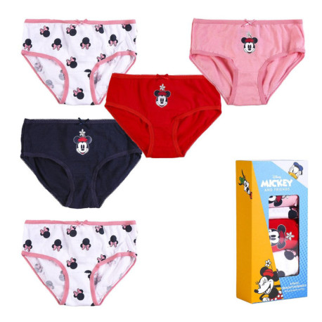 PACK BRAGUITAS SINGLE JERSEY 5 PIEZAS MINNIE