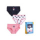 PACK BRAGUITAS SINGLE JERSEY 3 PIEZAS MINNIE