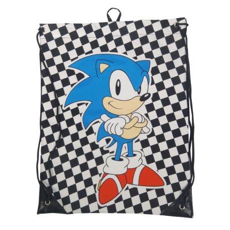 Sac en tissu de salle de sport Sonic