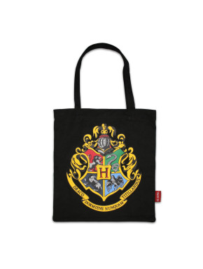 Bolsa De Tela Shopper Harry Potter Hogwarts Escudo